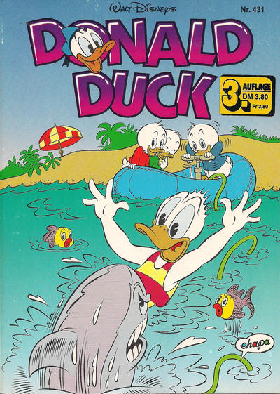 Cover for Donald Duck (Egmont Ehapa, 1974 series) #431 [3. Auflage]