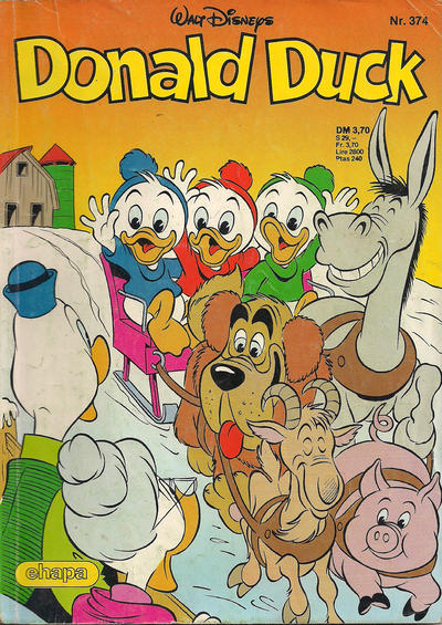 Cover for Donald Duck (Egmont Ehapa, 1974 series) #374