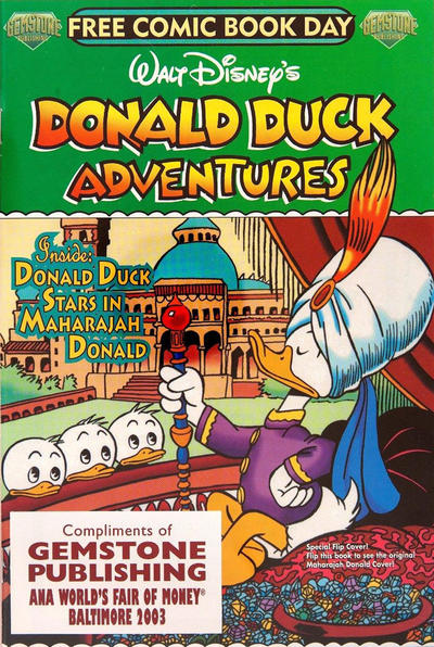 Cover for Walt Disney's Donald Duck Adventures - Free Comic Book Day (Gemstone, 2003 series) [ANA World's Fair of Money]