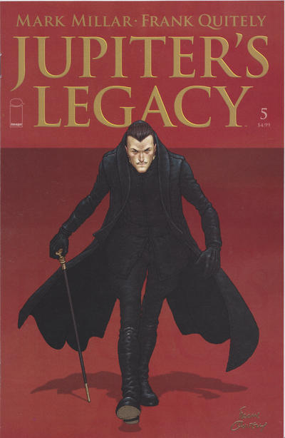 Cover for Jupiter's Legacy (Image, 2013 series) #5 [Frank Quitely main cover]