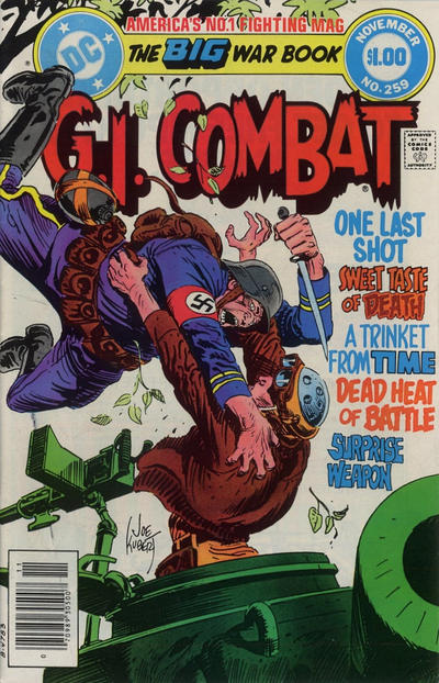 Cover for G.I. Combat (DC, 1957 series) #259 [Newsstand]