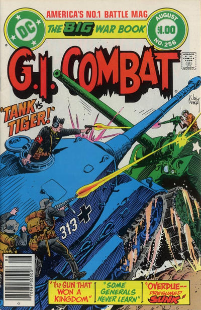 Cover for G.I. Combat (DC, 1957 series) #256 [Newsstand]