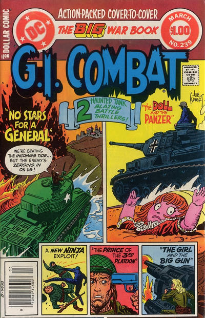Cover for G.I. Combat (DC, 1957 series) #239 [Newsstand]