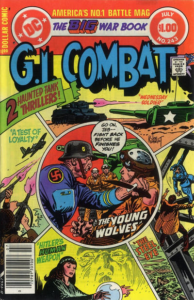 Cover for G.I. Combat (DC, 1957 series) #243 [Newsstand]