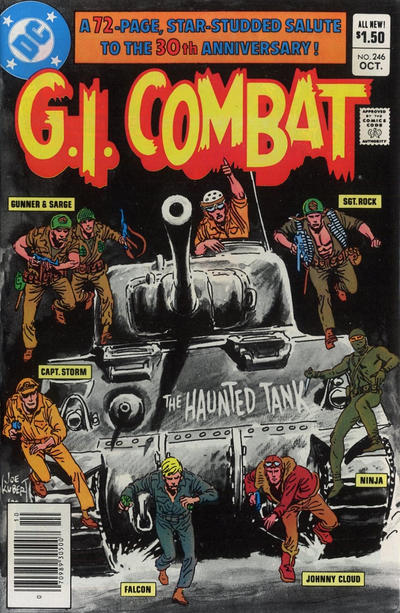 Cover for G.I. Combat (DC, 1957 series) #246 [Newsstand]