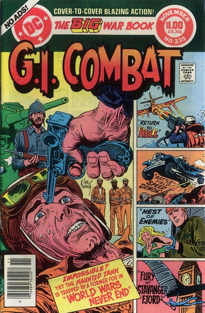 Cover for G.I. Combat (DC, 1957 series) #235 [Newsstand]