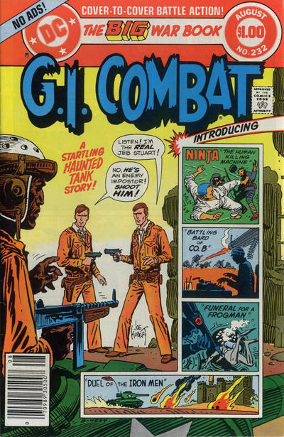 Cover for G.I. Combat (DC, 1957 series) #232 [Newsstand]