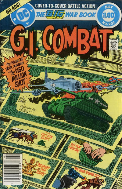 Cover for G.I. Combat (DC, 1957 series) #231 [Newsstand]