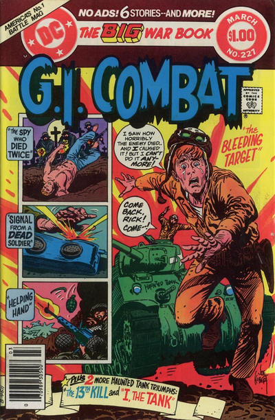 Cover for G.I. Combat (DC, 1957 series) #227 [Newsstand]