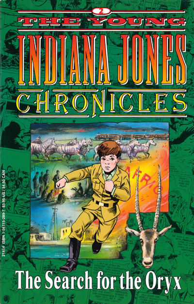 Cover for The Young Indiana Jones Chronicles (Disney, 1992 series) #2 - The Search for the Oryx