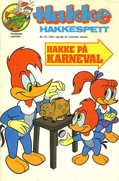 Cover for Hakke Hakkespett (Nordisk Forlag, 1973 series) #24/1975