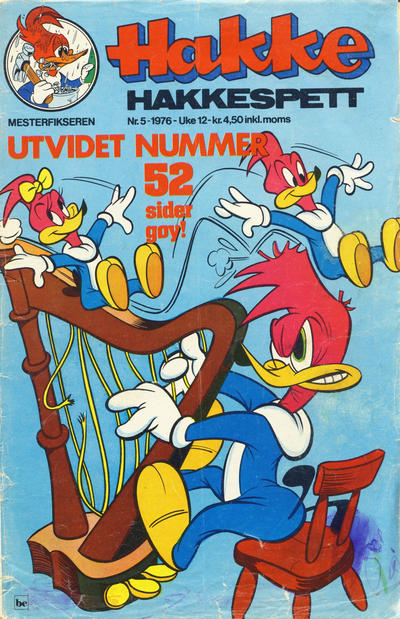 Cover for Hakke Hakkespett (Nordisk Forlag, 1973 series) #5/1976