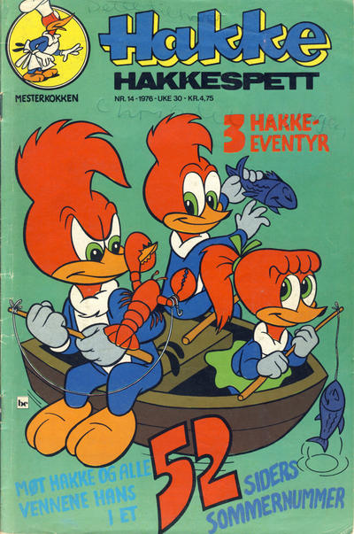 Cover for Hakke Hakkespett (Nordisk Forlag, 1973 series) #14/1976