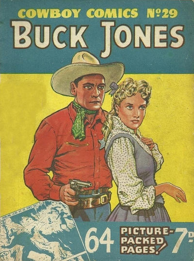Cover for Cowboy Comics (Amalgamated Press, 1950 series) #29