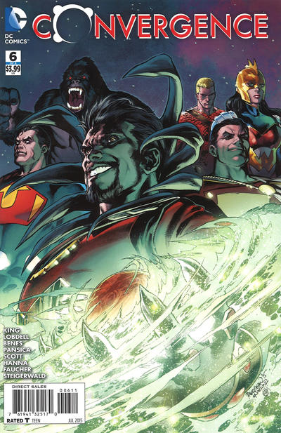 Cover for Convergence (DC, 2015 series) #6 [Steve Rude Cover]