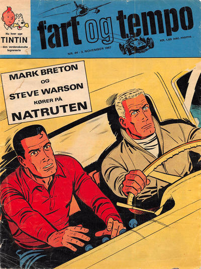 Cover for Fart og tempo (Egmont, 1966 series) #44/1967