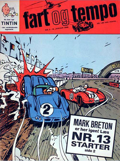 Cover for Fart og tempo (Egmont, 1966 series) #3/1968