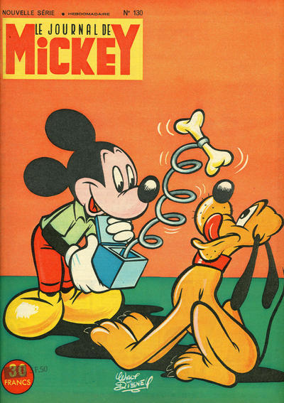 Cover for Le Journal de Mickey (Hachette, 1952 series) #130