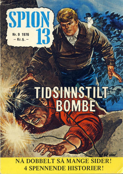 Cover for Spion 13 og John Steel (Serieforlaget / Se-Bladene / Stabenfeldt, 1963 series) #9/1976