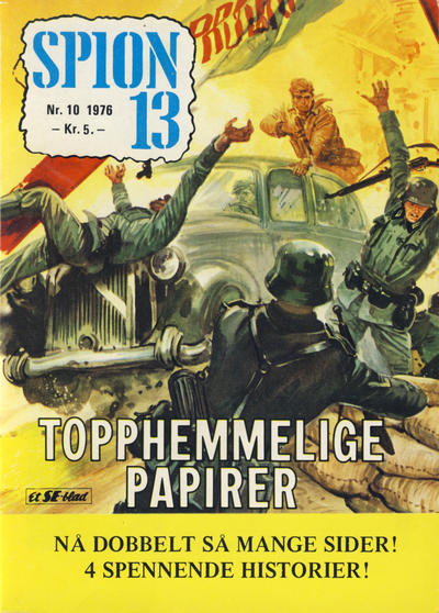 Cover for Spion 13 og John Steel (Serieforlaget / Se-Bladene / Stabenfeldt, 1963 series) #10/1976