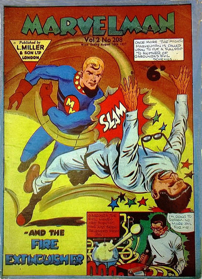 Cover for Marvelman (L. Miller & Son, 1954 series) #208