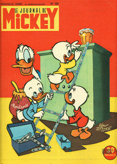 Cover for Le Journal de Mickey (Hachette, 1952 series) #180