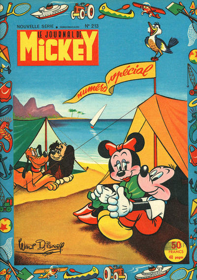 Cover for Le Journal de Mickey (Hachette, 1952 series) #213