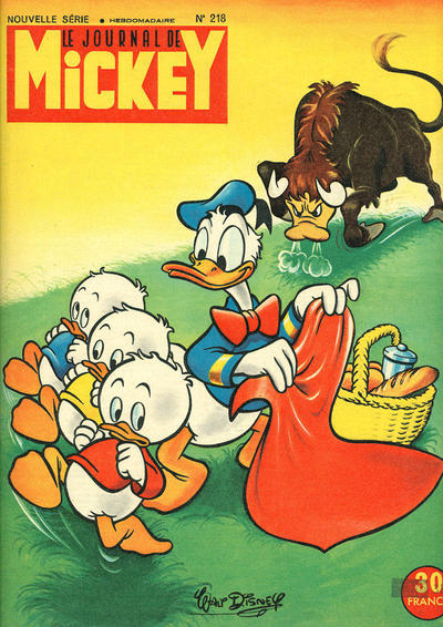 Cover for Le Journal de Mickey (Hachette, 1952 series) #218