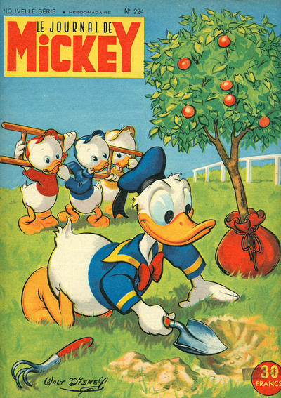 Cover for Le Journal de Mickey (Hachette, 1952 series) #224