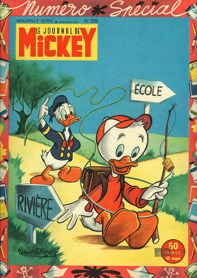 Cover for Le Journal de Mickey (Hachette, 1952 series) #228