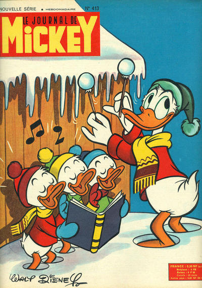 Cover for Le Journal de Mickey (Hachette, 1952 series) #413