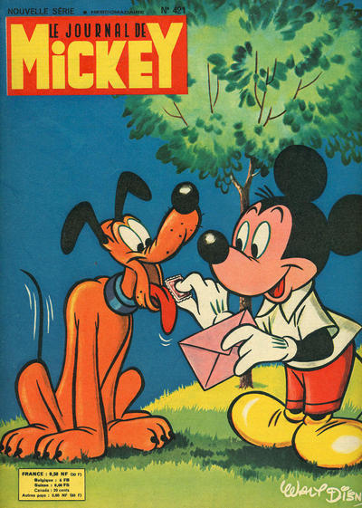 Cover for Le Journal de Mickey (Hachette, 1952 series) #421