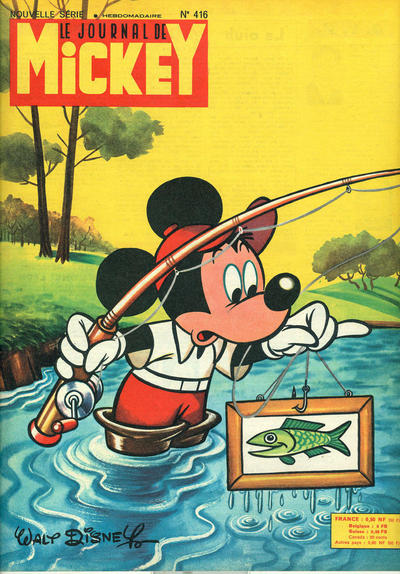 Cover for Le Journal de Mickey (Hachette, 1952 series) #416