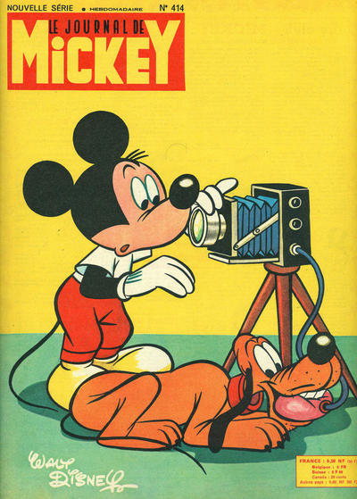 Cover for Le Journal de Mickey (Hachette, 1952 series) #414