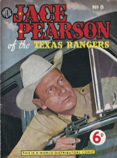 Cover for Jace Pearson of the Texas Rangers (World Distributors, 1953 series) #8