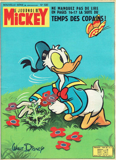 Cover for Le Journal de Mickey (Hachette, 1952 series) #532