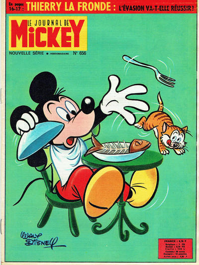 Cover for Le Journal de Mickey (Hachette, 1952 series) #656