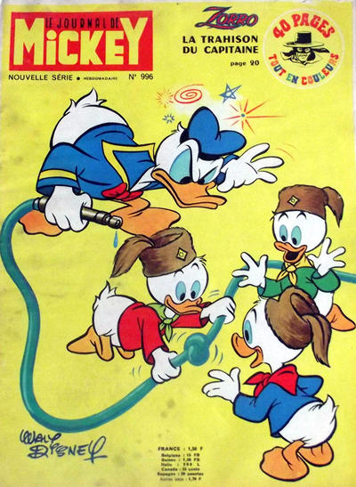 Cover for Le Journal de Mickey (Hachette, 1952 series) #996