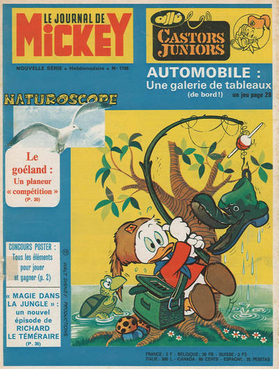 Cover for Le Journal de Mickey (Hachette, 1952 series) #1106