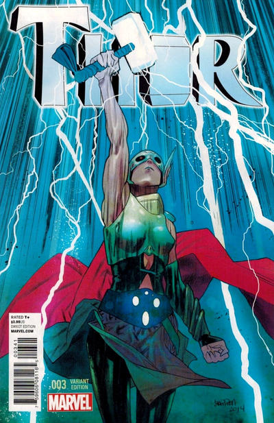 Cover for Thor (Marvel, 2014 series) #3 [James Harren Variant]