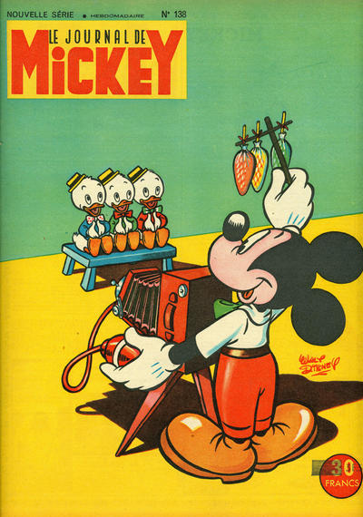 Cover for Le Journal de Mickey (Hachette, 1952 series) #138