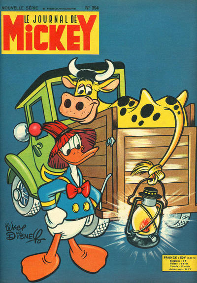 Cover for Le Journal de Mickey (Hachette, 1952 series) #394