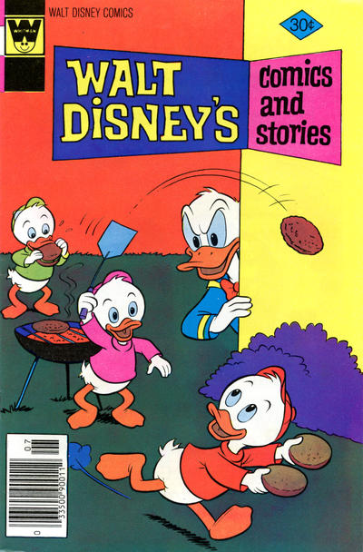 Cover for Walt Disney's Comics and Stories (Western, 1962 series) #v37#10 (442) [Whitman]