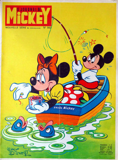 Cover for Le Journal de Mickey (Hachette, 1952 series) #942