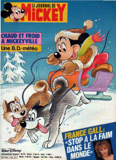 Cover for Le Journal de Mickey (Hachette, 1952 series) #1749