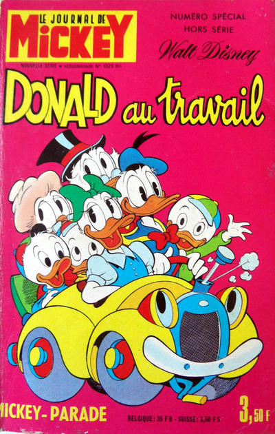 Cover for Le Journal de Mickey Numéro Spécial Hors Série (Hachette, 1966 series) #1029