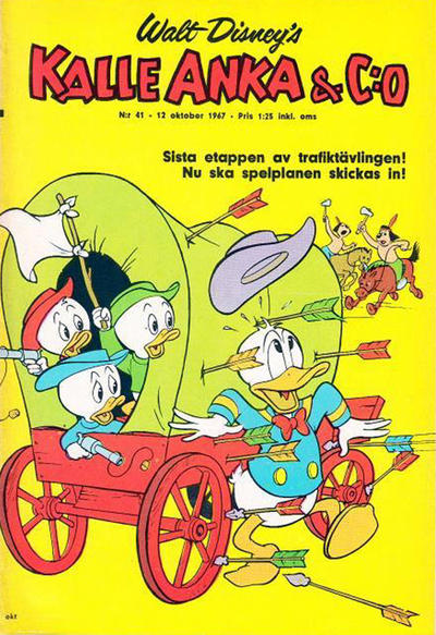 Cover for Kalle Anka & C:o (Hemmets Journal, 1957 series) #41/1967