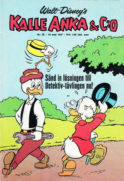 Cover for Kalle Anka & C:o (Hemmets Journal, 1957 series) #20/1967