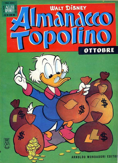 Cover for Almanacco Topolino (Mondadori, 1957 series) #70