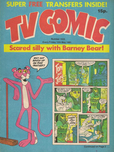 Cover for TV Comic (Polystyle Publications, 1951 series) #1533